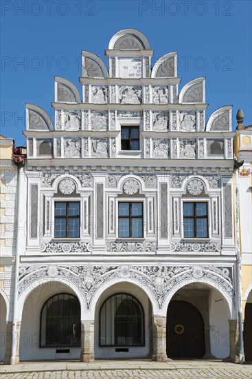 Sgraffito facade