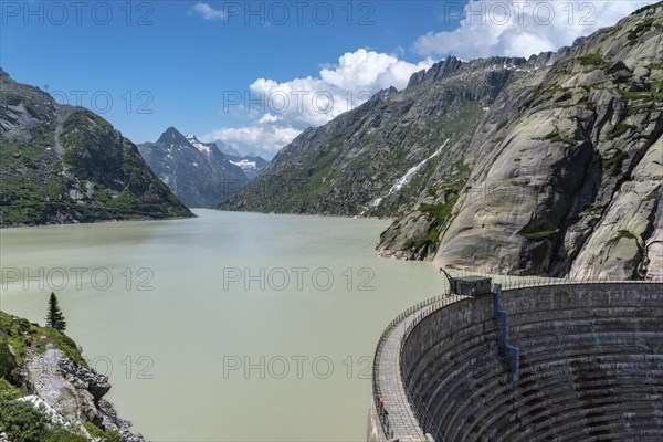 Spitallamm dam on Lake Grimsel