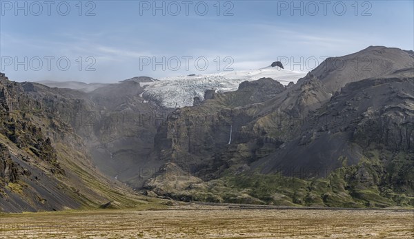 Mountain landscape with gorge