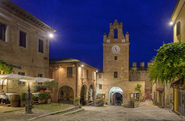 Clock Tower and Restaurant