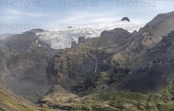 Mountain landscape with gorge