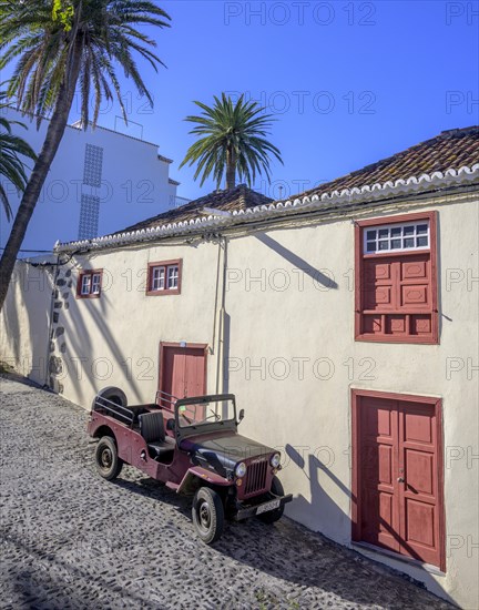 Old open jeep