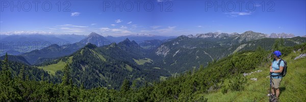 View from Raidling with Grimming and Dachstein