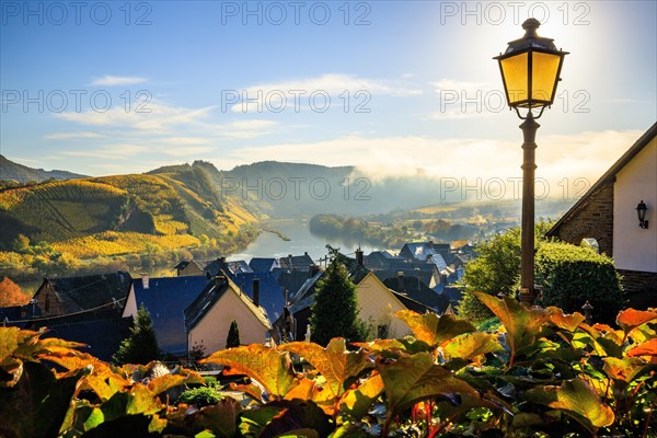The village of Bremm on the Moselle