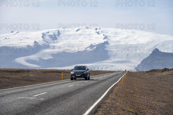 Car on country road