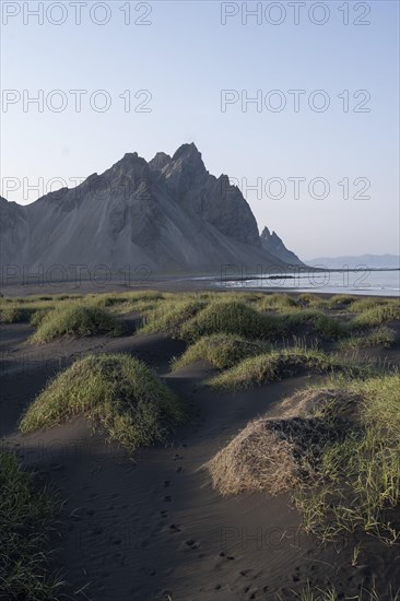 Black lava beach