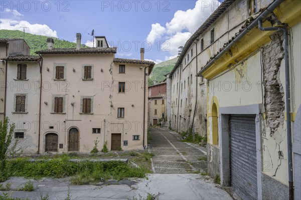 Old town of Visso destroyed by earthquake