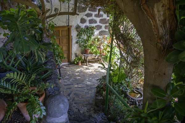 Entrance area of the restaurant El Guanche