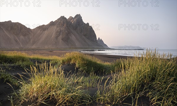 Black lava beach