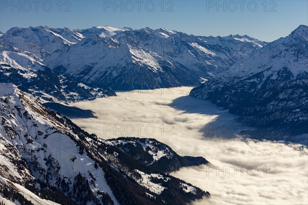 Sea of fog over the Haslital