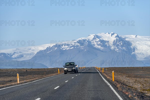 Car on country road