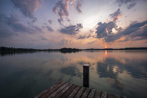 Sunrise at Woerthsee