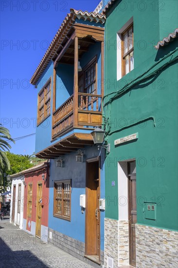 Wooden balcony