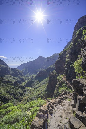 Spectacular trail in Barranco Guarimar