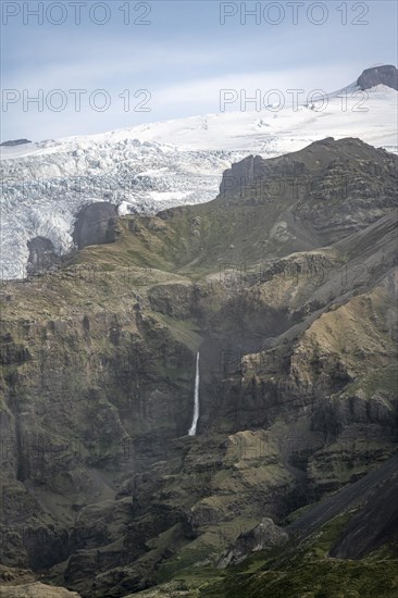 Mountain landscape with gorge