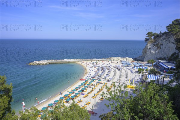 Town beach of Sirolo