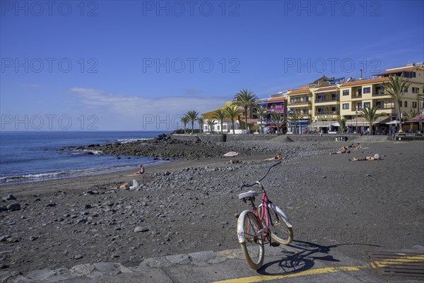 Old bike on the beach