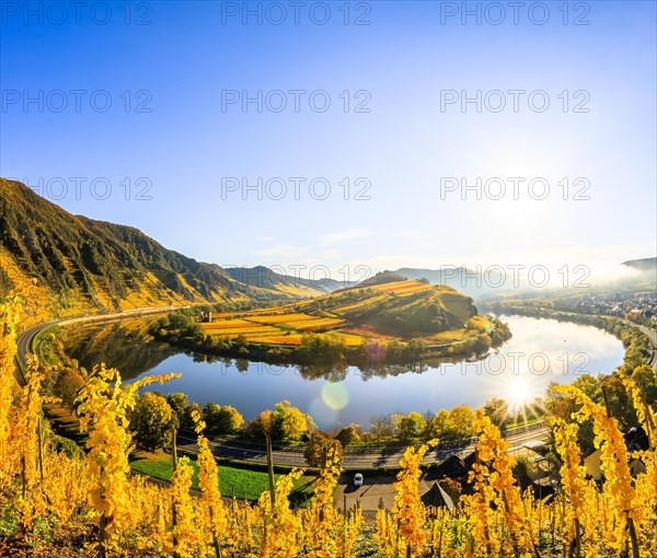 The village of Bremm on the Moselle