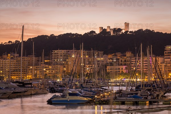 Port of Palma at sunset