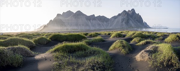 Black lava beach