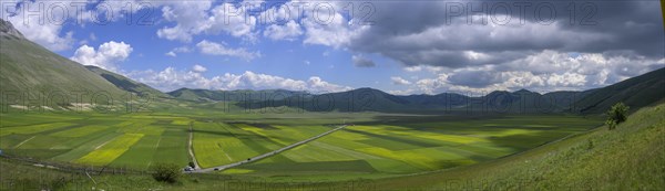 Pan Grande plateau in the Monti Sibillini National Park