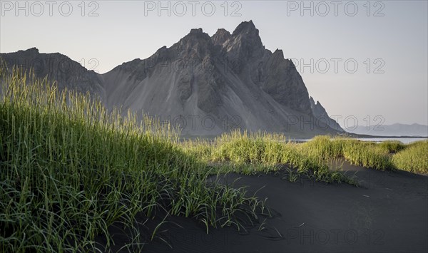 Black lava beach