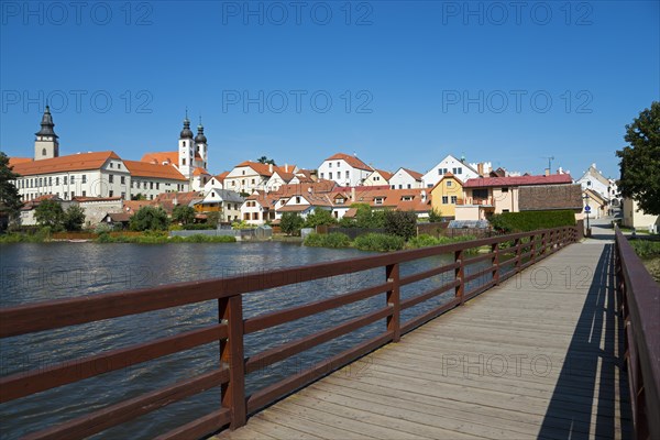 Town view with St. James' Church and Jesuit College with church