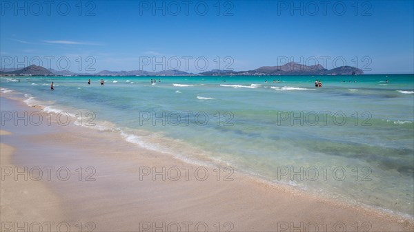 Sandy beach beach Playa del Muro