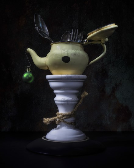 Still Life with Old Teapot