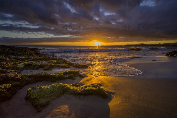 Sunset at Tejita Beach near Montana Roja