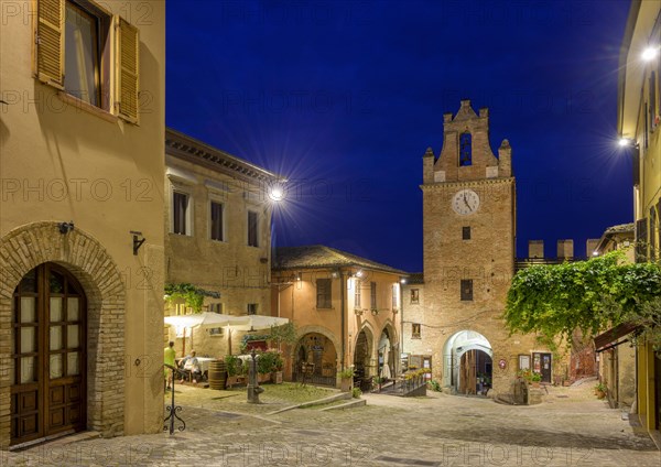 Clock Tower and Restaurant