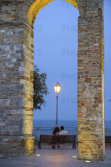 Old archway at the Belvedere