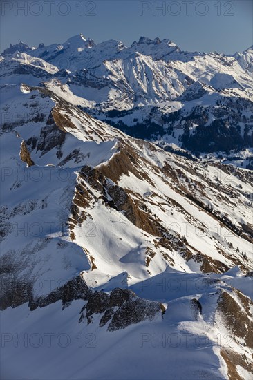 View over Eiseesattel and Hoechgumme