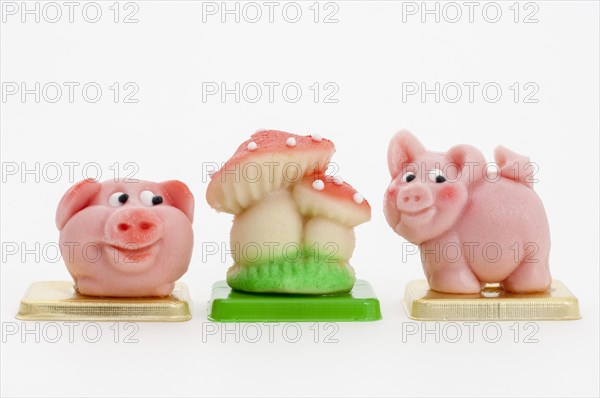 Pink Marzipan Pigs