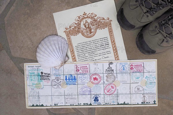 My Camino de Santiago with hostel stamps