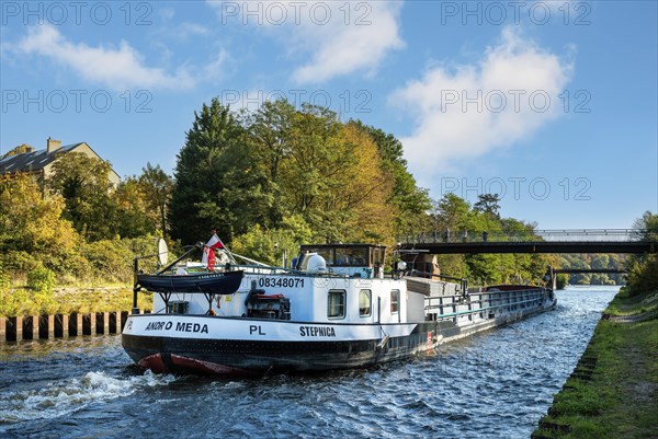 Polish barge on the Havel near Potsdam