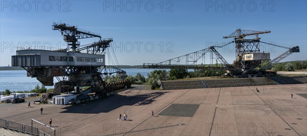 Old lignite excavators in Ferropolis