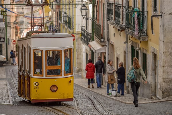 Funicular railway Ascensor da Bica