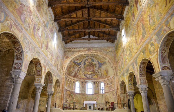 Magnificent 14th century frescoes in the abbey church of Pomposa