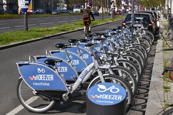 Deezer Nextbike rental bikes