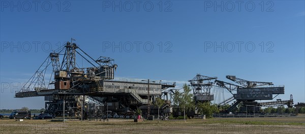 Old lignite excavators in Ferropolis