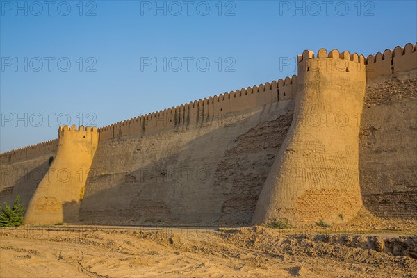 City wall made of mud bricks