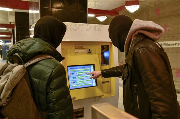 Fare evasion symbol photo posed