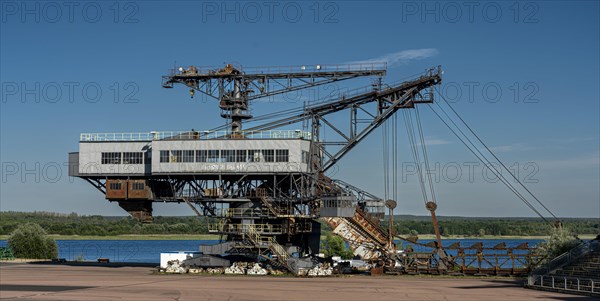 Old lignite excavators in Ferropolis