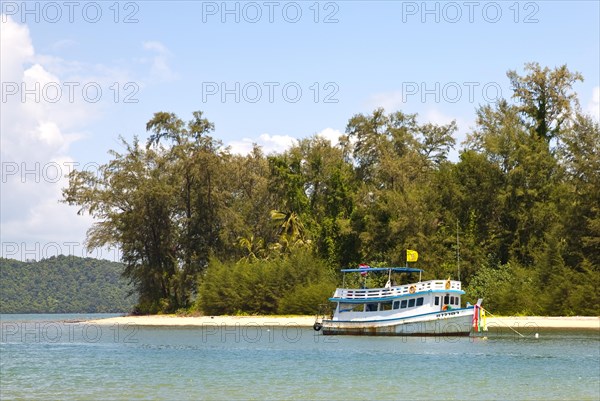 Fishing boats at Ao Nang Beach