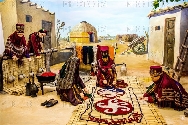 Traditional carpet weaving