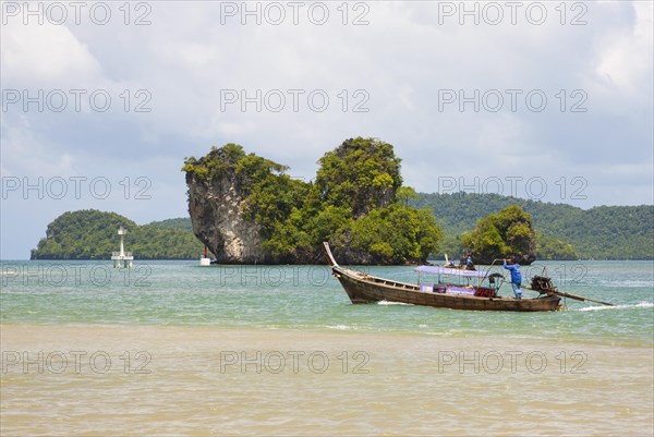 Fishing boats at Ao Nang Beach