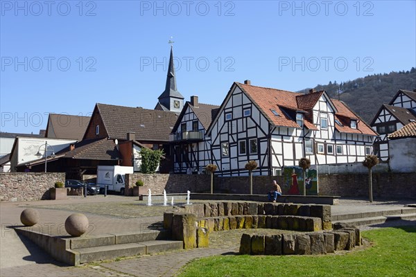 Square in front of the Muenchhausen Museum