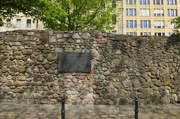 Remains of the medieval Berlin city wall