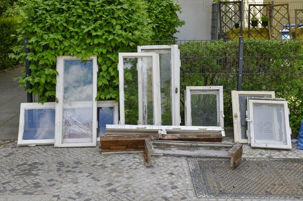 Old wooden windows